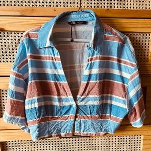zara crop top